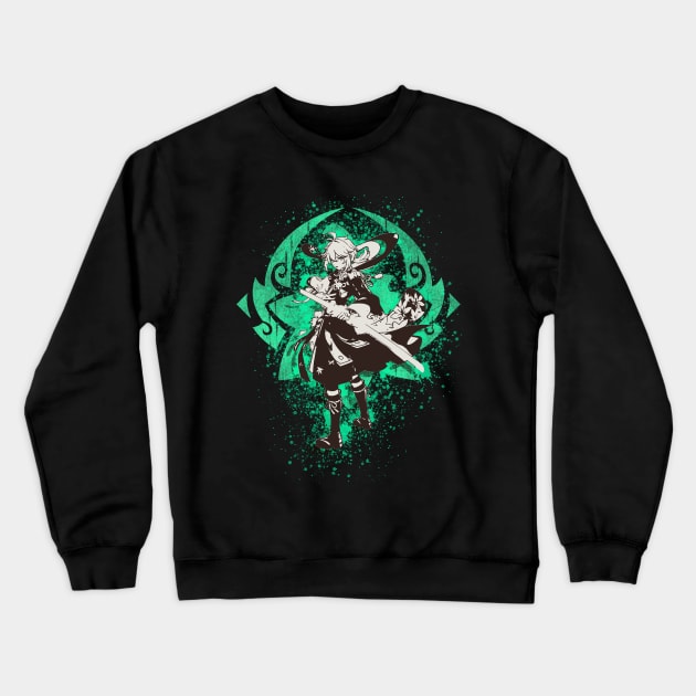 Genshin Impact Kaedehara Kazuha v2 Crewneck Sweatshirt by GachaSlave